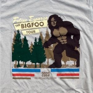 Big Foo Tour Tshirt | Felipe Esparza Tshirt Size Large